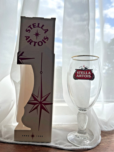 Stella artois chalice glass - stella,