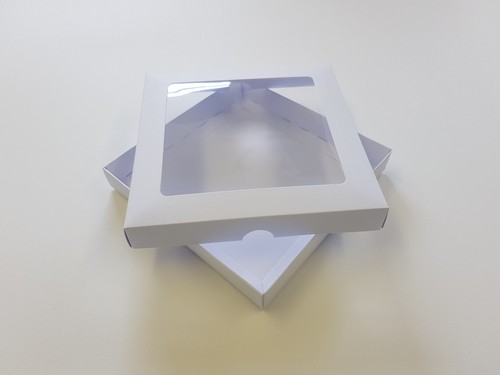 5x5 white greeting - white,