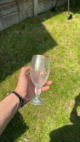 Filtered stella artois half - stella,