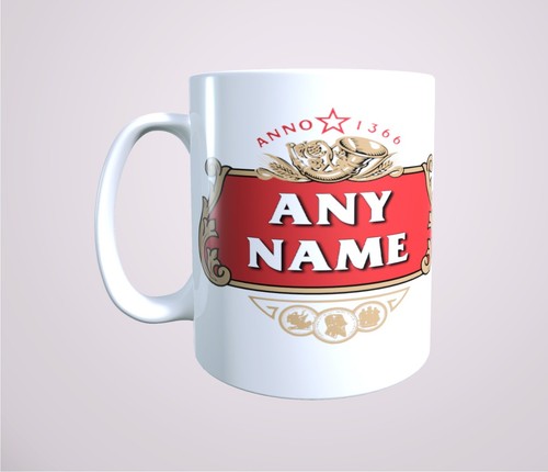 Personalised stella mug - personalised, funny