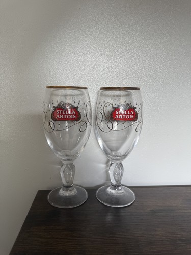 Stella artois pint glasses - 2x,