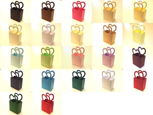 Heart top bag wedding favour - heart,