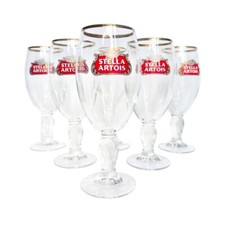 2 X STELLA HALF PINT GLASES